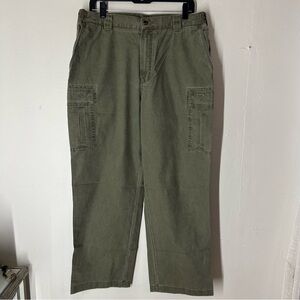 LL Bean Mens Tropic Weight Cargo Pants 37 x 29 Comfort Waist Item 191819
